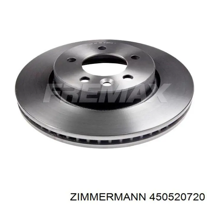 Диск гальмівний передній Zimmermann 450520720