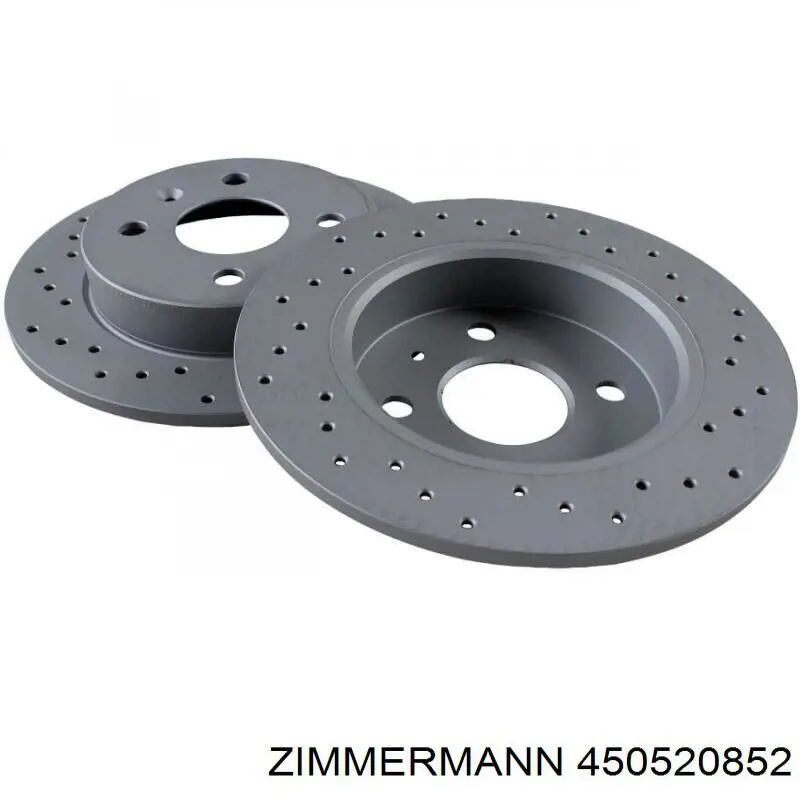 450520852 Zimmermann диск гальмівний передній