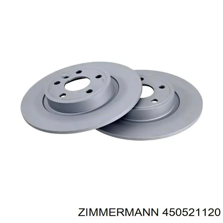 Задні дискові гальма Zimmermann 450521120 ціна, від 41.52 USD