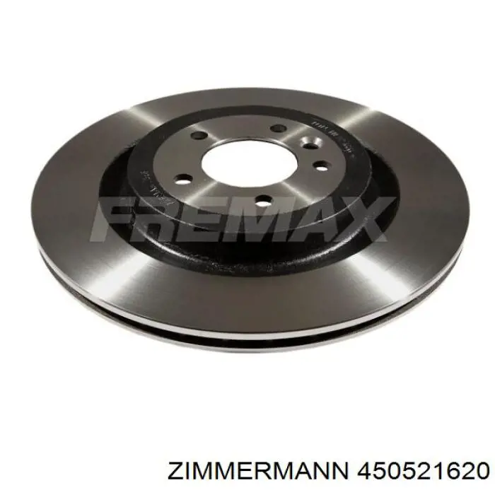 Диск гальмівний задній Zimmermann 450521620