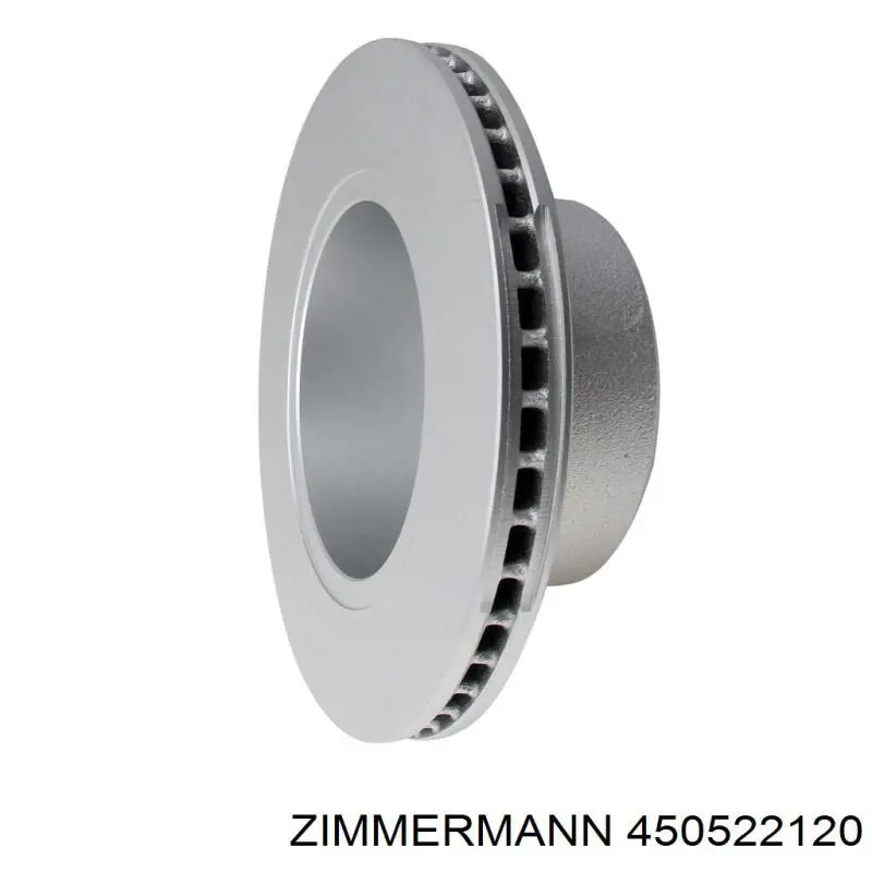 Диск переднього гальма Zimmermann 450522120 ціна, від 53.55 USD