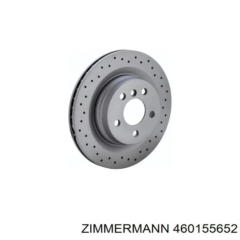 Купити 460155652 Zimmermann Диск заднього гальма