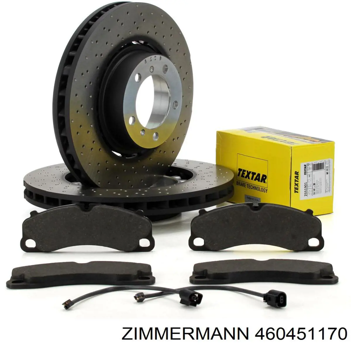 Диск переднього гальма Zimmermann 460451170 ціна, від 454.65 USD