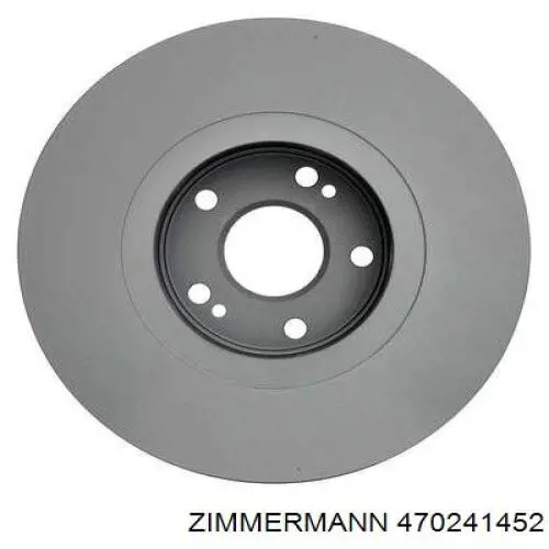 Диск гальмівний передній Zimmermann 470241452