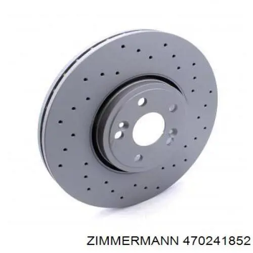 Диск переднього гальма Zimmermann 470241852 ціна, від 59.52 USD