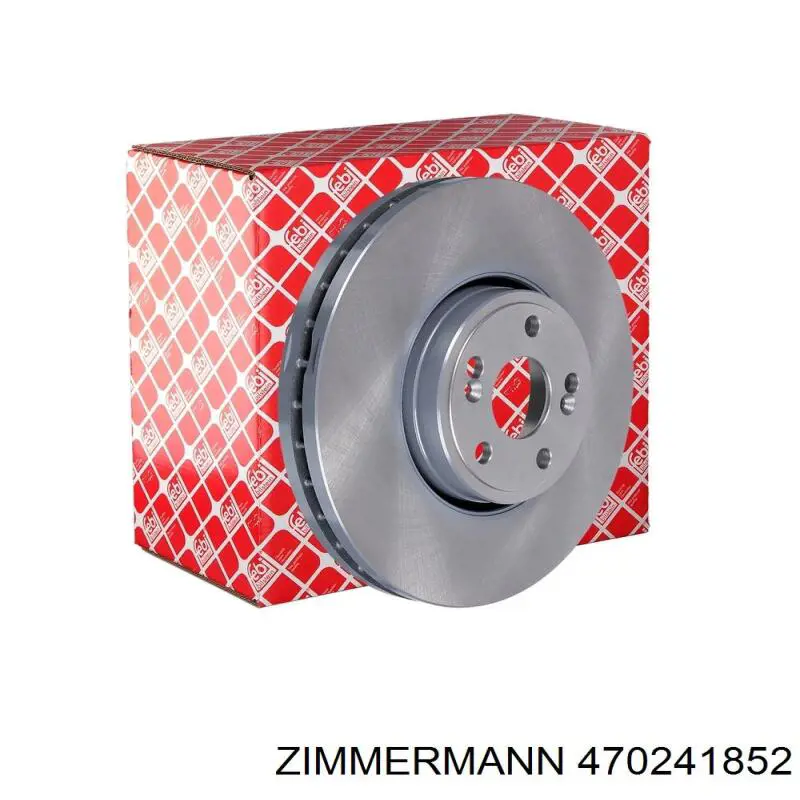 Диск гальмівний передній Zimmermann 470241852