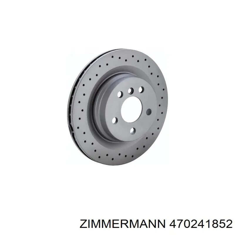 470241852 Zimmermann диск гальмівний передній