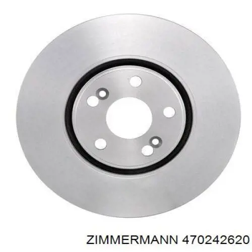 Диск гальмівний передній Zimmermann 470242620