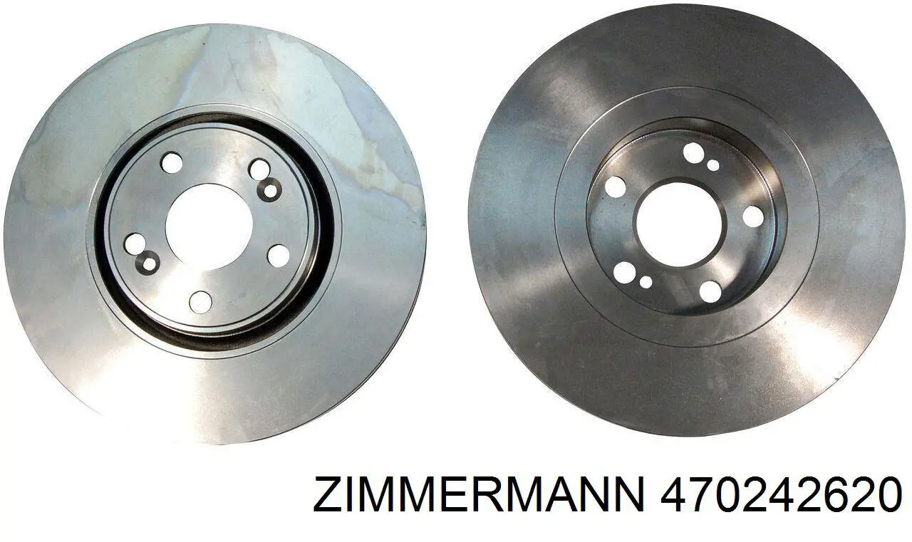 Диск переднього гальма Zimmermann 470242620 ціна, від 56.53 USD