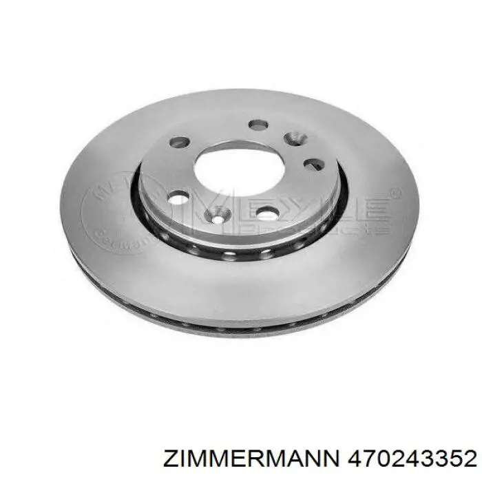 Гальмівні диски передні 470243352 Zimmermann