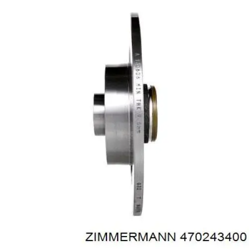 Диск гальмівний задній Zimmermann 470243400
