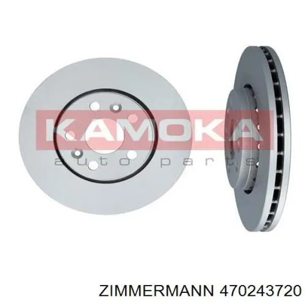 470243720 Zimmermann диск гальмівний передній