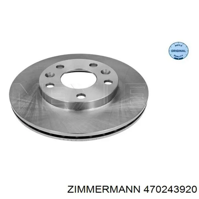Диск переднього гальма Zimmermann 470243920 ціна, від 41.81 USD