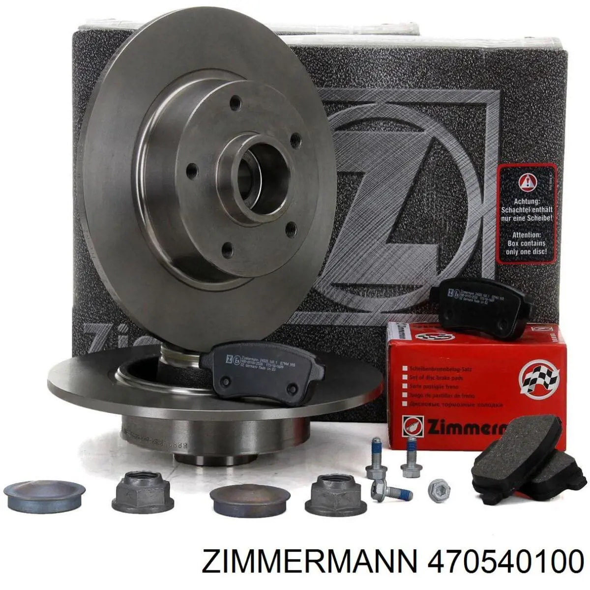 Купити 470540100 Zimmermann Диск заднього гальма