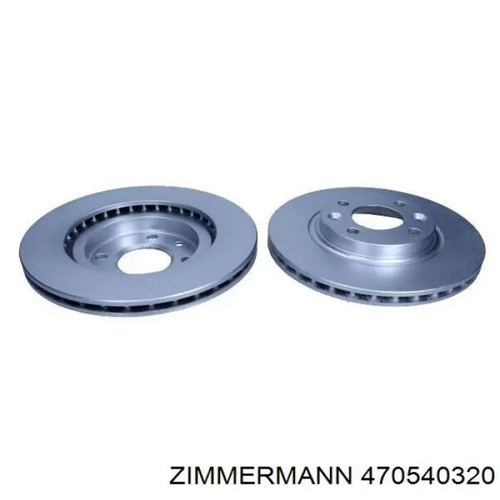 Диск переднього гальма Zimmermann 470540320 ціна, від 33.13 USD