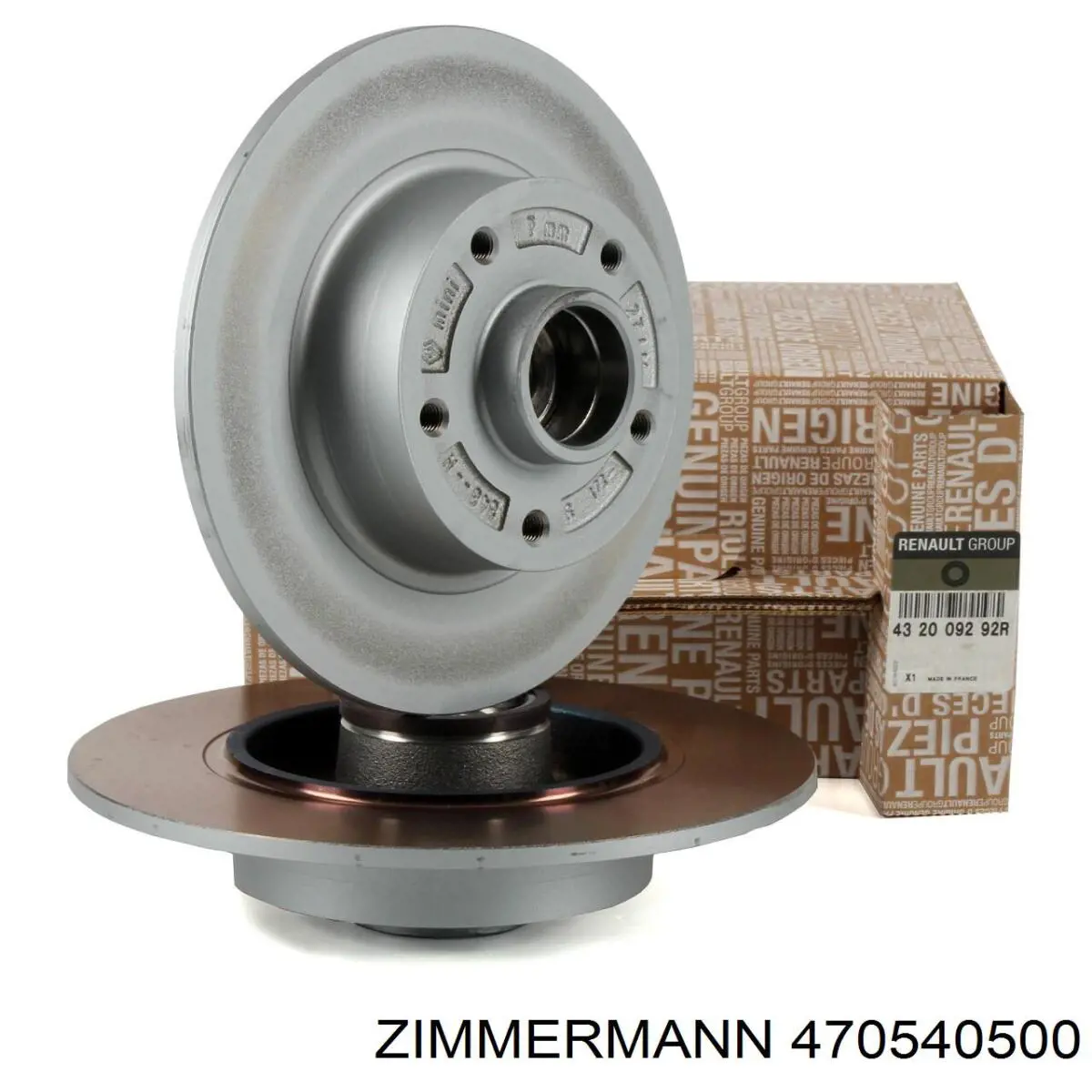 Задні дискові гальма Zimmermann 470540500 ціна, від 108.67 USD