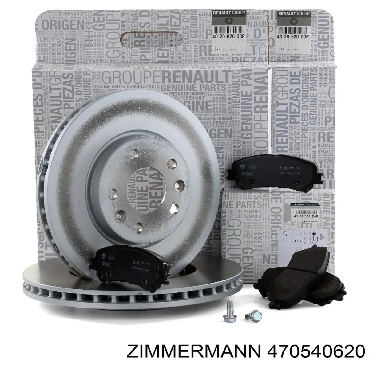 Диск гальмівний передній Zimmermann 470540620