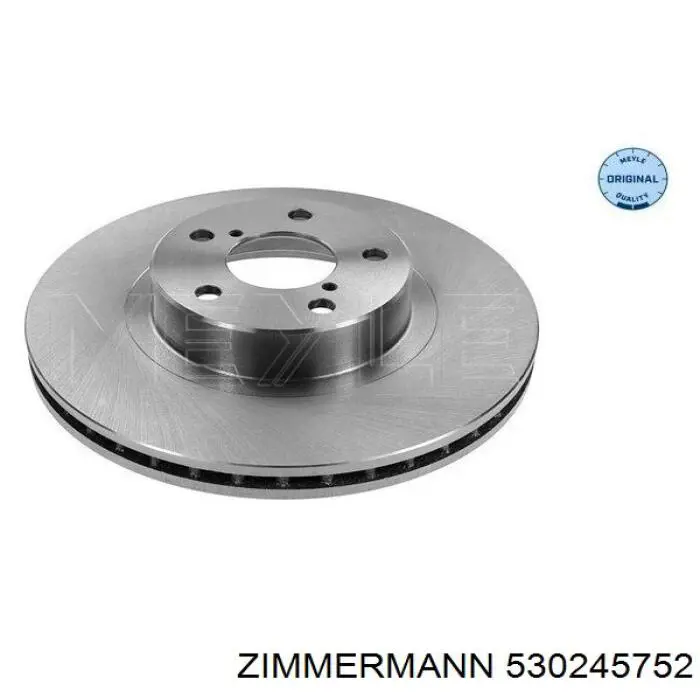 Диск переднього гальма Zimmermann 530245752 ціна, від 36.01 USD