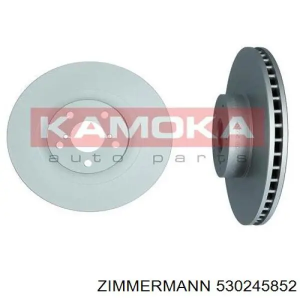 Диск переднього гальма Zimmermann 530245852 ціна, від 50.10 USD