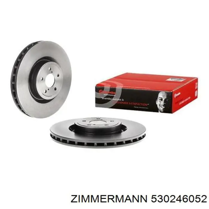 530246052 Zimmermann диск гальмівний передній