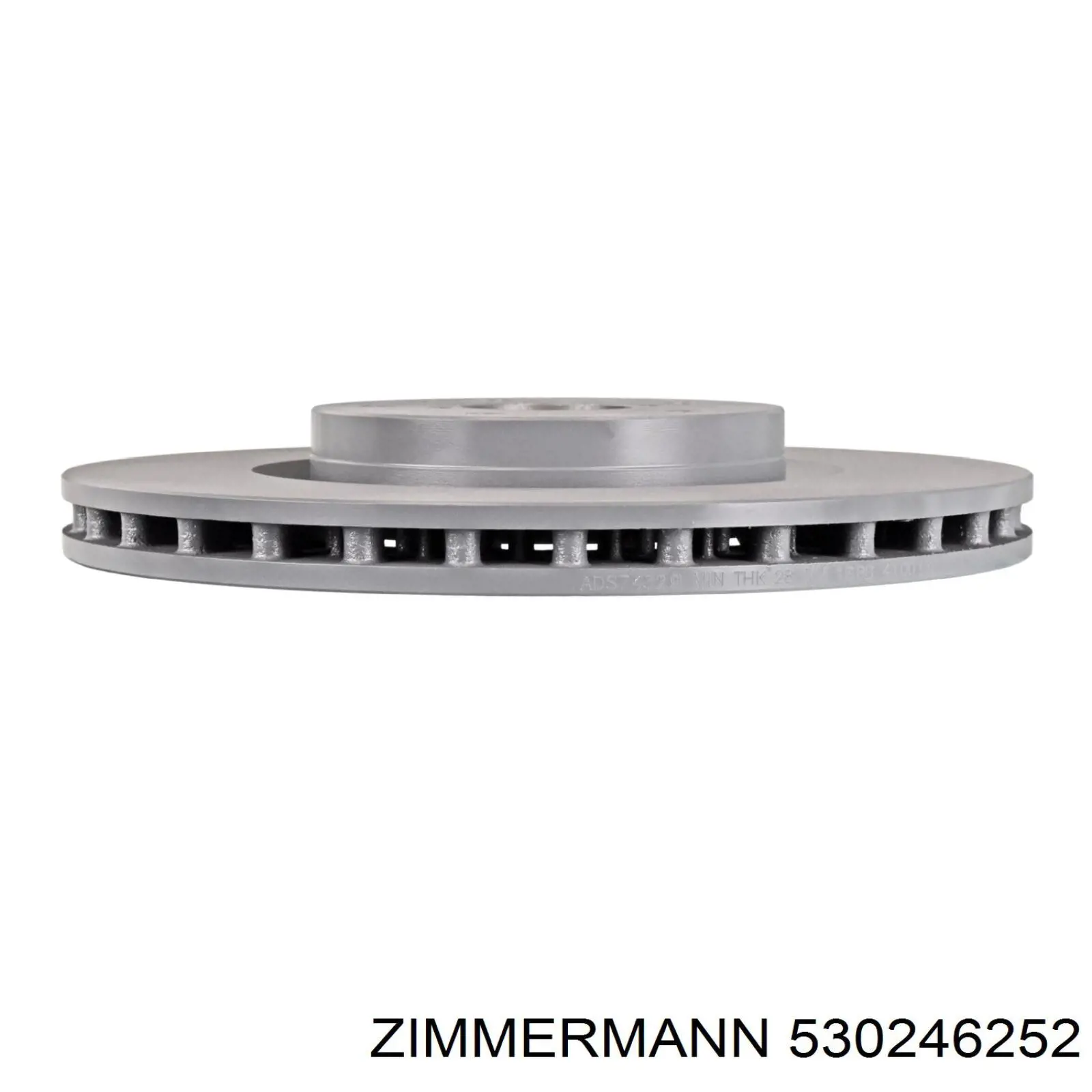 530246252 Zimmermann Гальмо дискове переднє