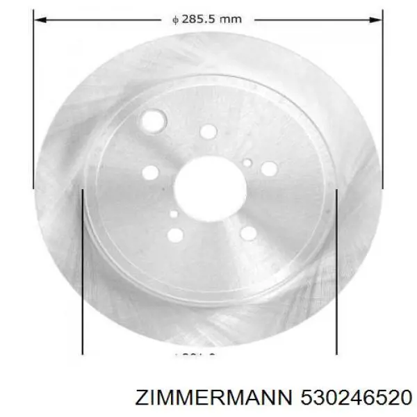 Гальмівні диски 530246520 Zimmermann
