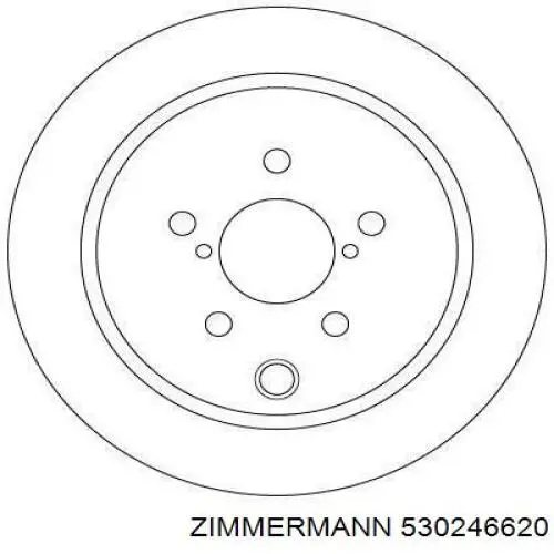 Гальмівні диски 530246620 Zimmermann