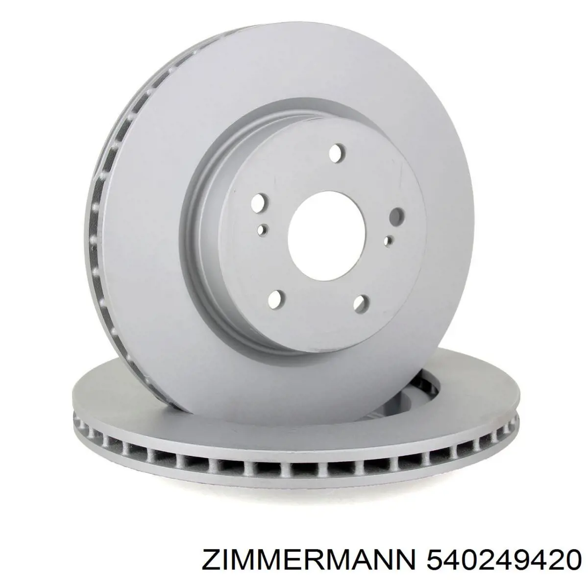 Диск переднього гальма Zimmermann 540249420 ціна, від 52.10 USD