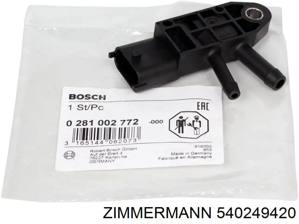 Диск переднього гальма Zimmermann 540249420 ціна, від 52.10 USD
