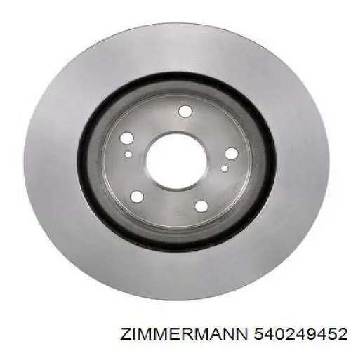 Гальмівні диски передні 540249452 Zimmermann