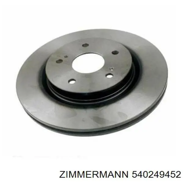 Диск переднього гальма Zimmermann 540249452 ціна, від 33.60 USD