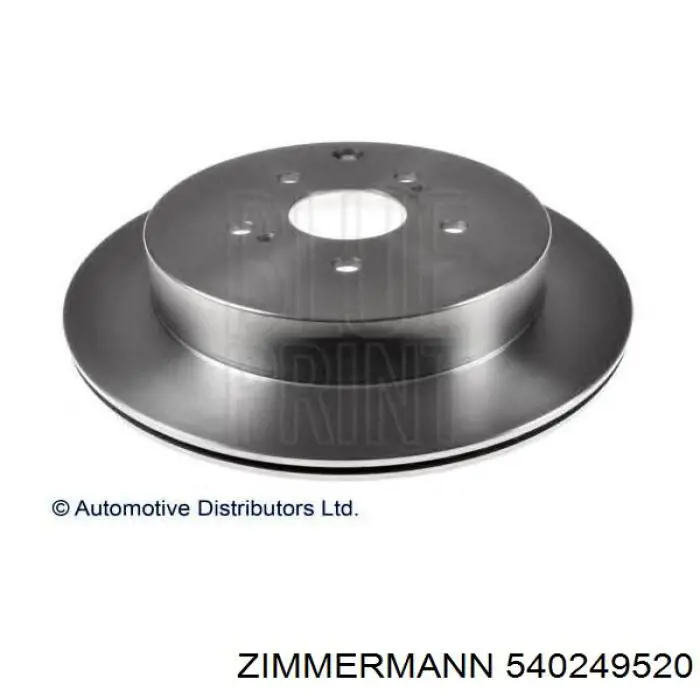 Гальмівні диски 540249520 Zimmermann