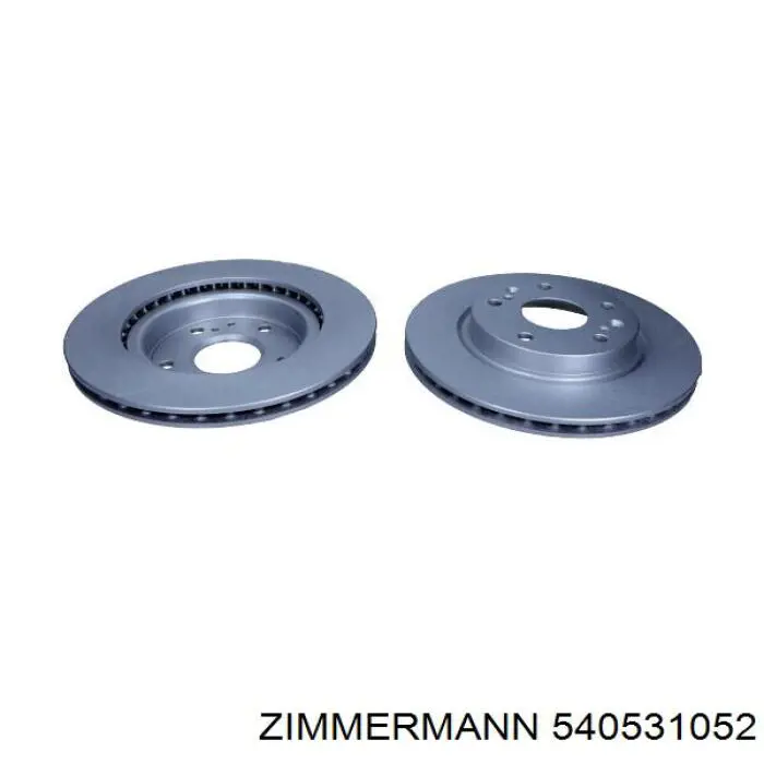 Диск гальмівний передній Zimmermann 540531052