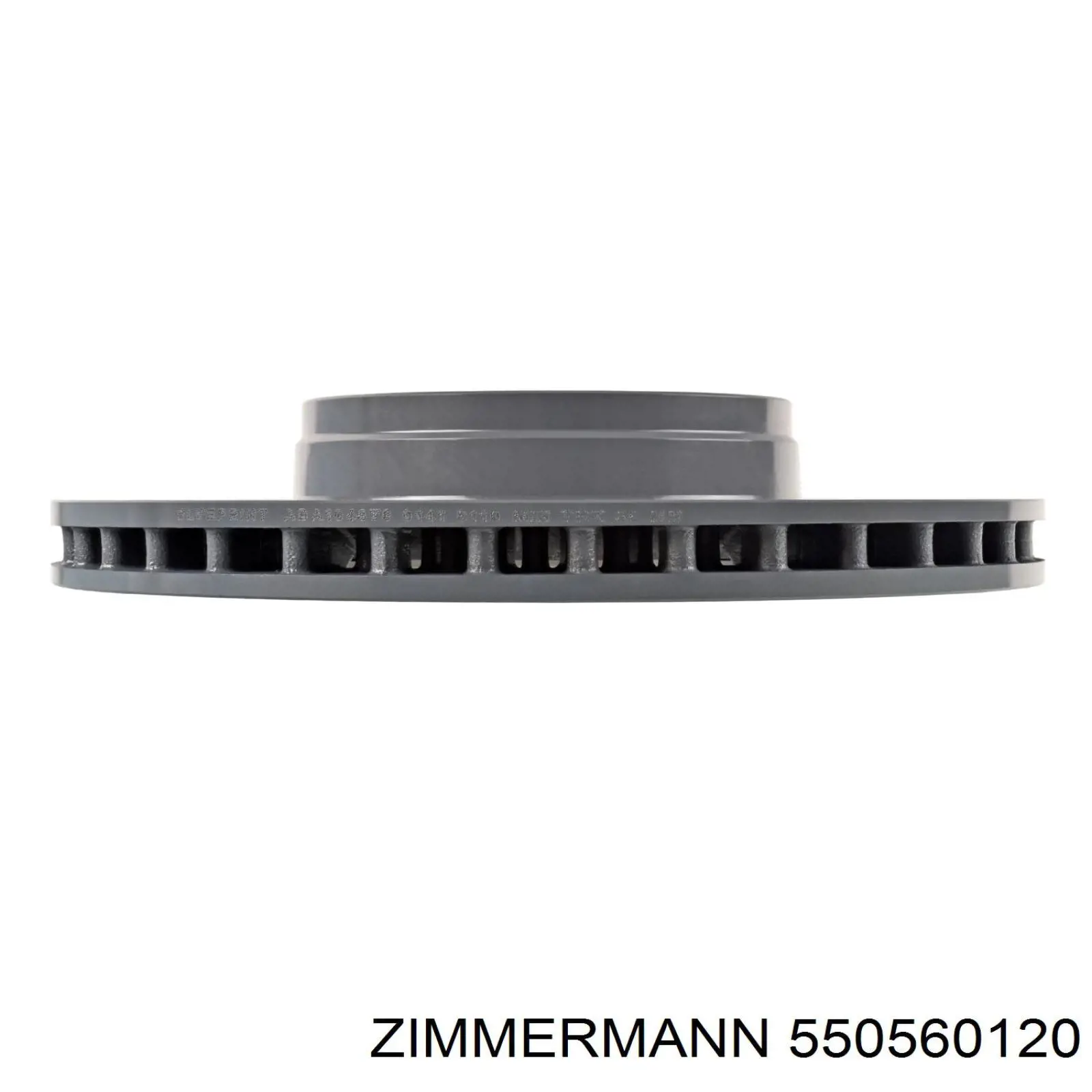 Диск гальмівний передній Zimmermann 550560120