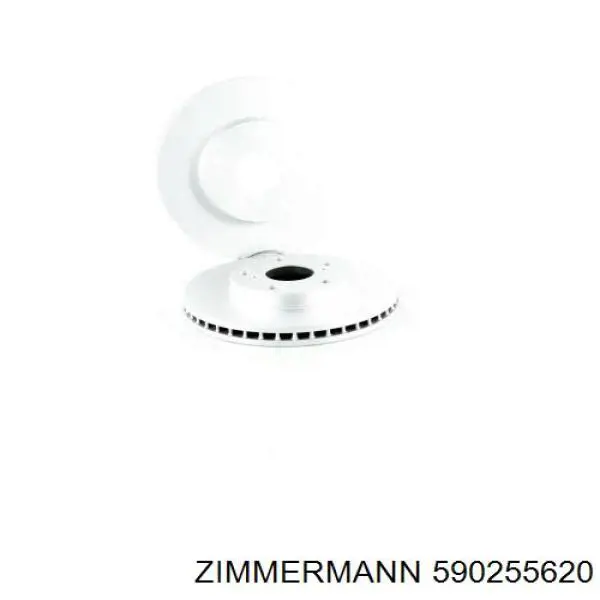 Диск переднього гальма Zimmermann 590255620 ціна, від 38.85 USD