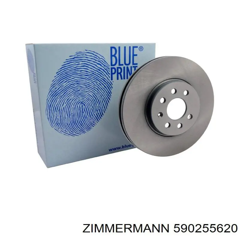 590255620 Zimmermann Гальмо дискове переднє