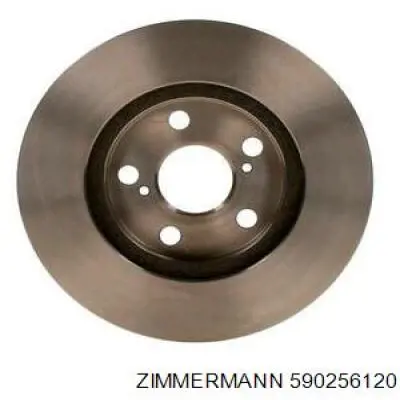 Гальмівні диски передні 590256120 Zimmermann