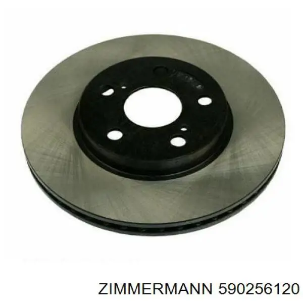 590256120 Zimmermann Гальмо дискове переднє
