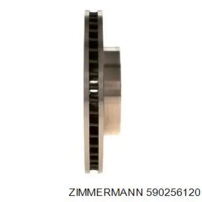 Гальмівні диски передні 590256120 Zimmermann
