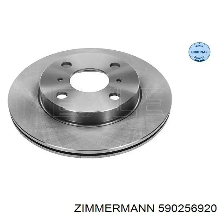 Гальмівні диски передні 590256920 Zimmermann