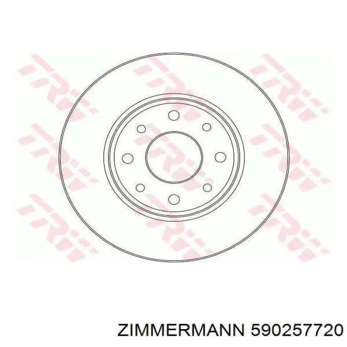 590257720 Zimmermann Дискові гальма