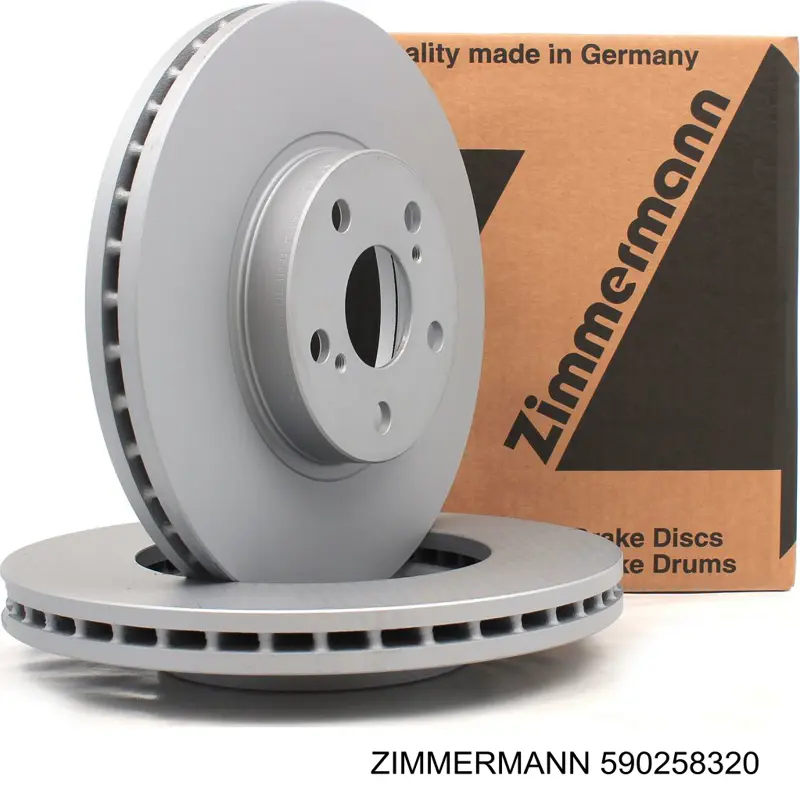 Диск переднього гальма Zimmermann 590258320 ціна, від 44.70 USD