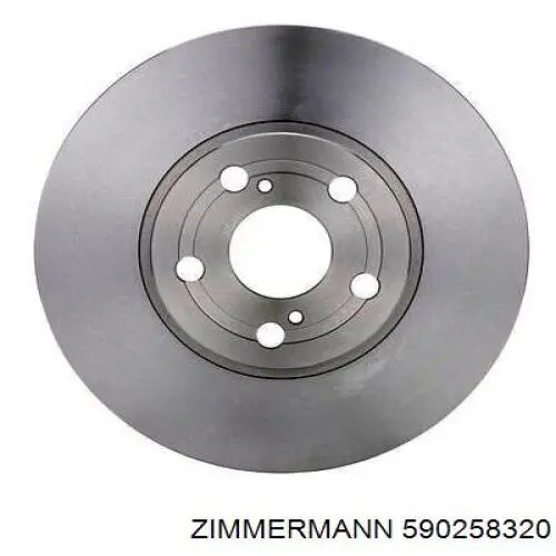 Диск гальмівний передній Zimmermann 590258320