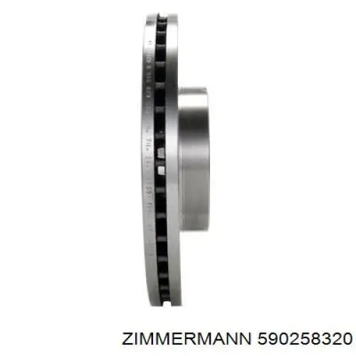 590258320 Zimmermann Гальмо дискове переднє
