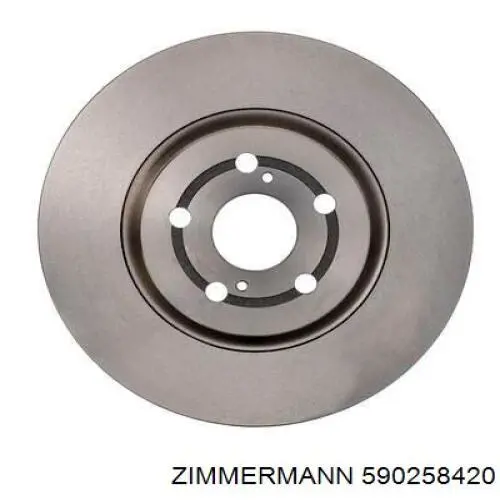 Диск переднього гальма Zimmermann 590258420 ціна, від 45.97 USD