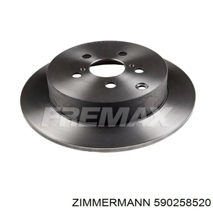 Купити 590258520 Zimmermann Диск заднього гальма