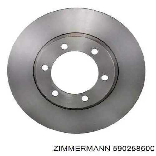 590258600 Zimmermann диск гальмівний передній