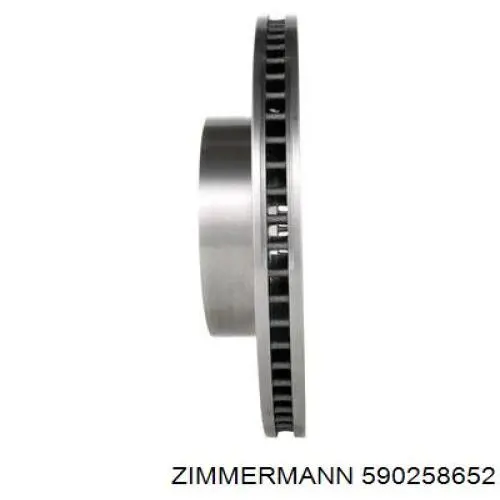Диск гальмівний передній Zimmermann 590258652