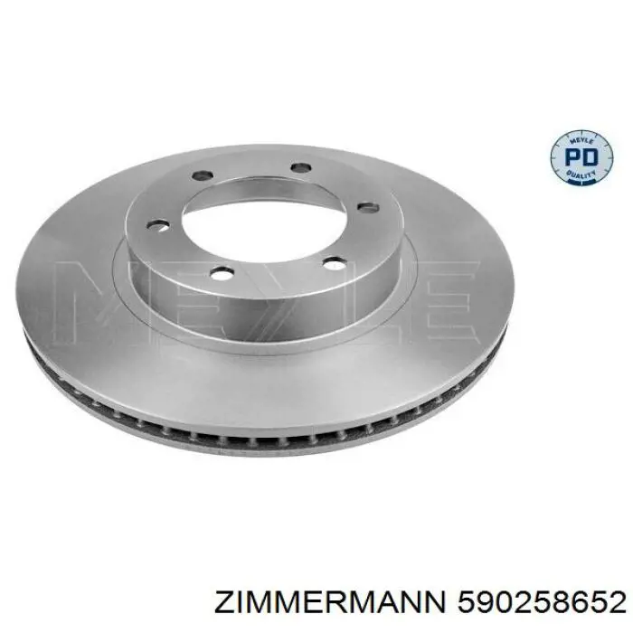 Гальмівні диски передні 590258652 Zimmermann