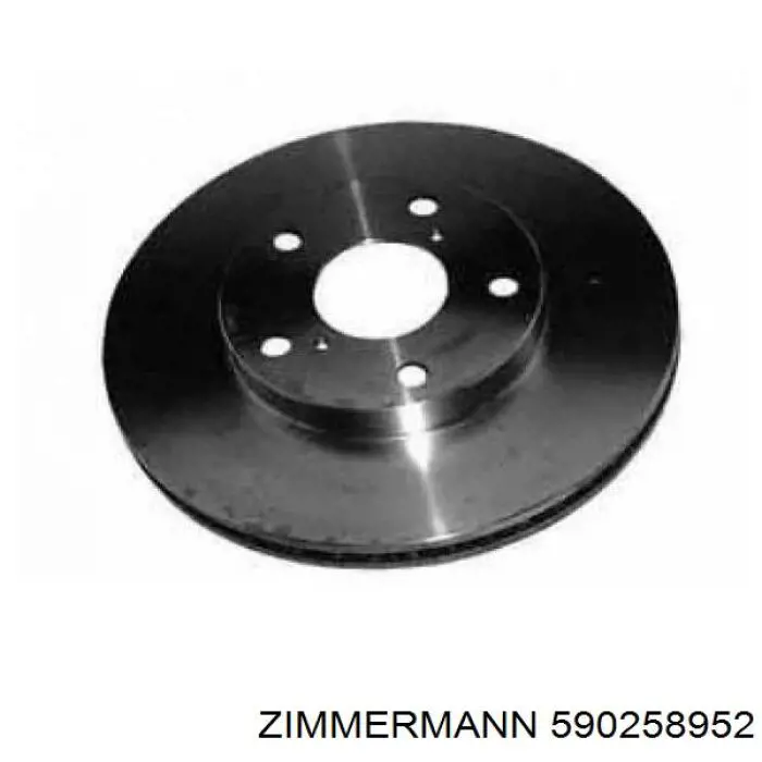 Гальмівні диски передні 590258952 Zimmermann